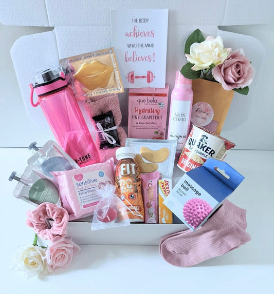 Fitness Self-Care Hamper Gift Box | Gym Wellness Gift for Her