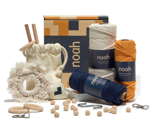 Perfect Gift: Macrame Starter Kit for Beginners | DIY Wall Hangings & Keyrings