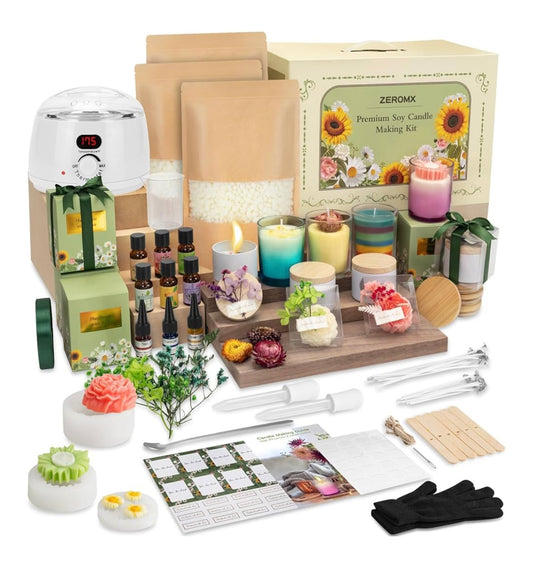 Candle Making Kit – 91-Piece DIY Gift Set for Adults, Perfect for Birthday, Christmas & Creative Home Crafts
