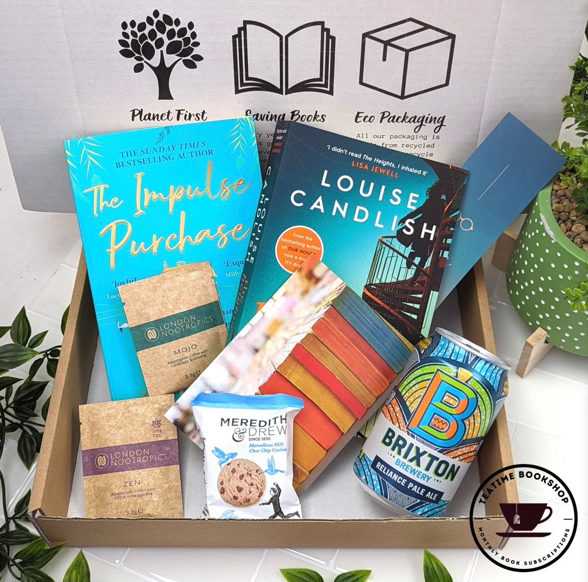 Best-Seller Book Box Subscription Gift | Monthly Book & Tea Gift Box UK