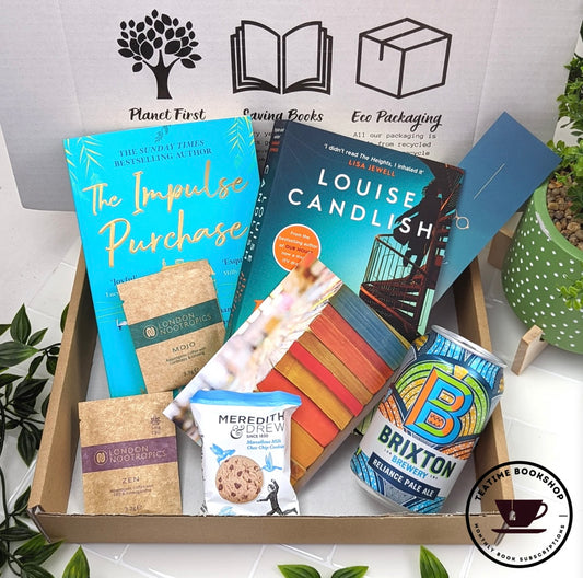 Best-Seller Book Box Subscription Gift | Monthly Book & Tea Gift Box UK