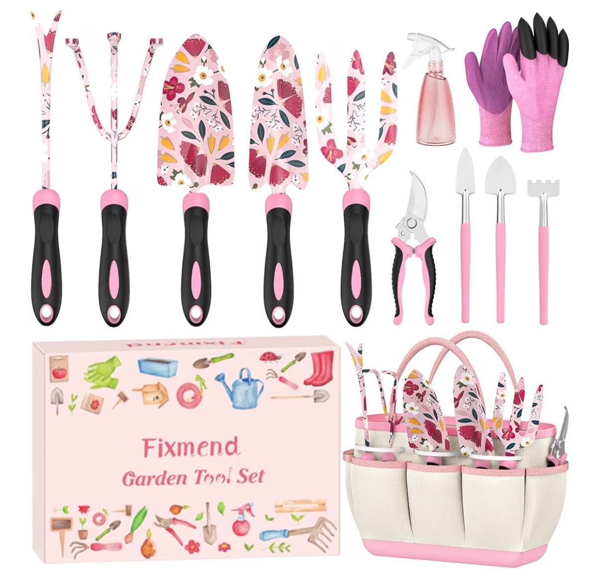 Gardening Gift Hamper Favourite – Floral Hand Tool Set for Garden Lovers
