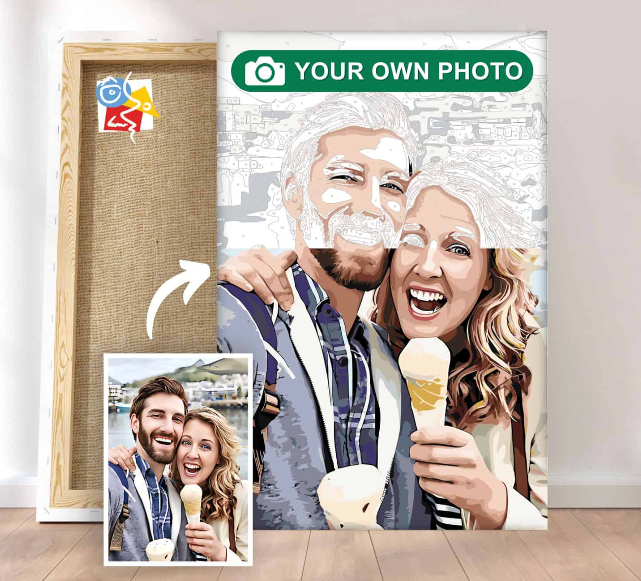 Personalised Paint by Numbers Kit – Turn Your Photo into Custom Artwork